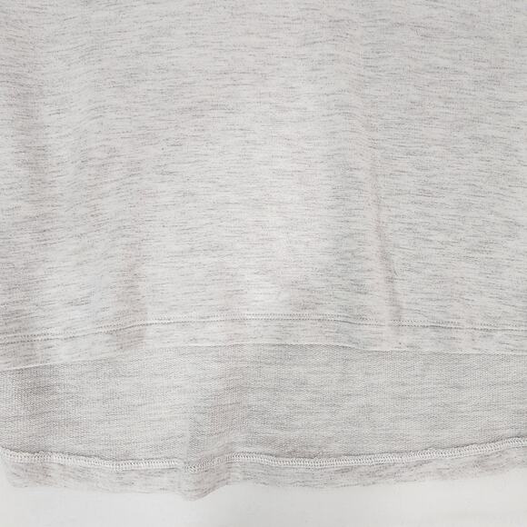 CABI Women Snap Shoulder Lightweight Sweatshirt Large Gray Pullover Long Sleeve - Picture 7 of 10